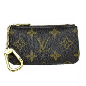 Louis Vuitton Pochette Cles Monogram Coin Wallet Case Key Ring